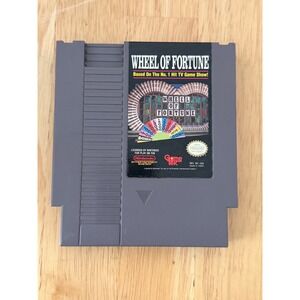 Wheel of Fortune Nintendo NES Game Cartridge NES-WF-USA 1987 GameTek Rare